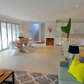 Lounge Dining Area Staged