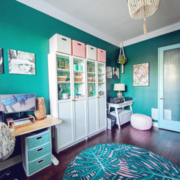 Boho Miami Glam Office/Sewing Room