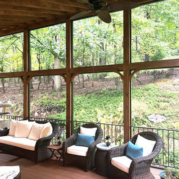 Best screened porch addition in Frederick by Talon Construction Inc.