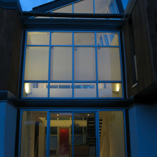 Example of a minimalist exterior home design in Newark