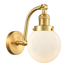 INNOVATIONS LIGHTING 515-1W-SG-G201-6-LED Beacon 1 Light Sconce