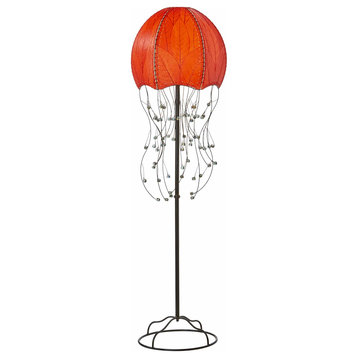 Jellyfish Floor Lamp, Red