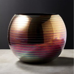 Juno Iridescent Planter-Vase | CB2 - Vases