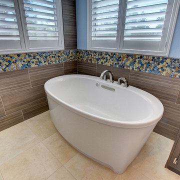 Blue Dream Bathroom Remodel on Landing Bay, Henderson
