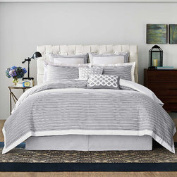 Real Simple Soleil Collection in Gray - Bedding