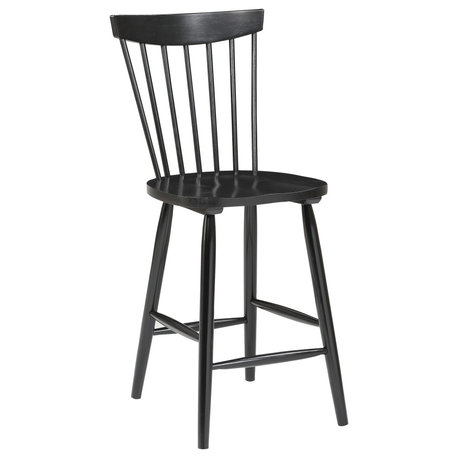 Eagle Ridge Counter Stool, Black Finish