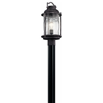 -1 light Outdoor Post Lantern-Lodge/Country/Rustic inspirations-19 inches tall