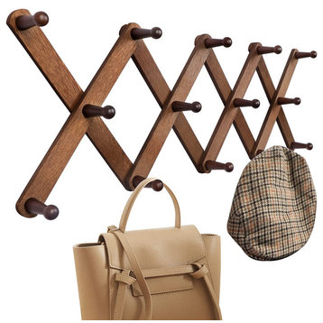 Wooden Expandable Coat Rack Hanger
