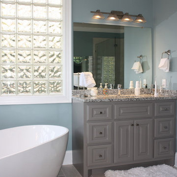 Master bath Makeover to a Spa-like retreat