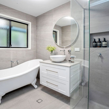 Classical Timeless Bathroom Design by Intrend Bathroom and Interiors