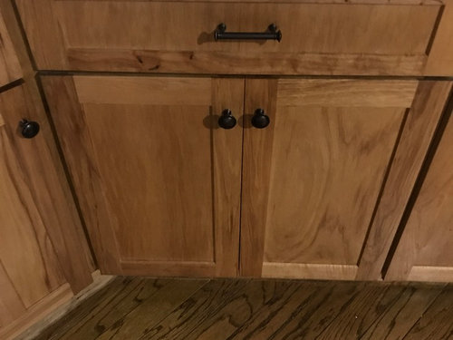 Paint or stain for hickory cabinets