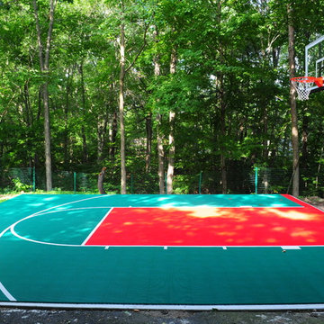 Pascal Z's Pro Dunk Platinum Basketball System on a 26x28 in Guilford, CT