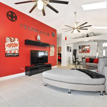 The Celebration Villa - Vacation Home Rental Design Decor Interior with Theme