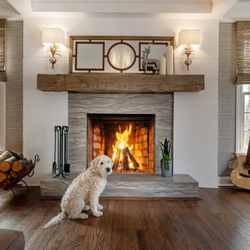 Westport Living Room Remodel with Book Nook