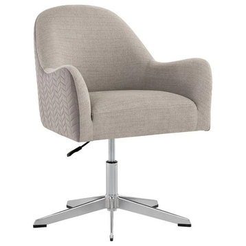 Chanton Office Chair, Zenith Taupe Gray/Taupe Sky