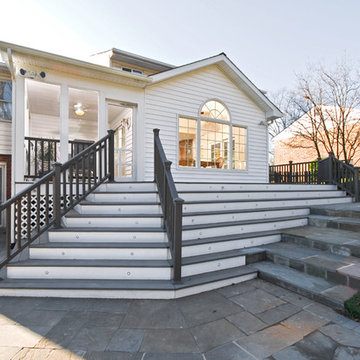 McLean Kitchen Renovation Opens To Beautiful Outdoor Structures