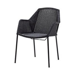 Cane-line Breeze Dining Chair 4-Leg Base Stackable - Outdoor Dining Chairs
