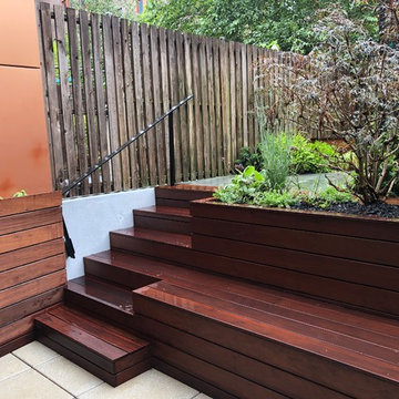Brooklyn backyard with small playground