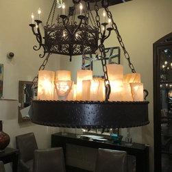 Alexander Iron Chandelier - Chandeliers