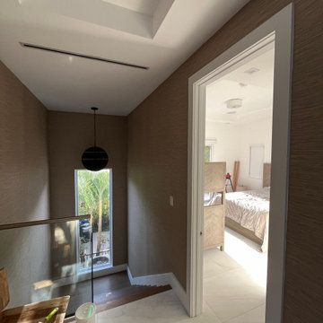 Scalamandré Faux Grasscloth Wallpaper Installation