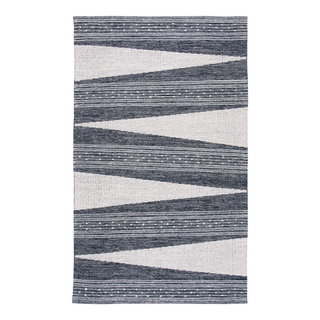 Surya Fowler 5 X 8 (ft) Gray Indoor Abstract Industrial Area Rug