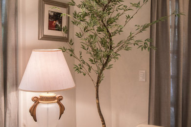 Transitional living room photo in Other