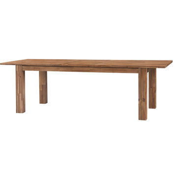 Bedford Butterfly Dining Table, Brushed Brown