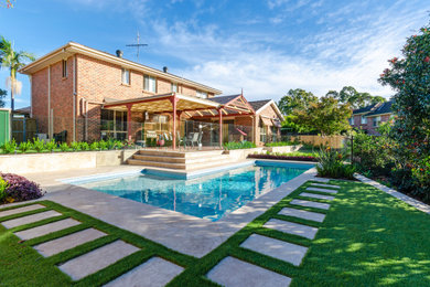 Modern pool in Sydney.
