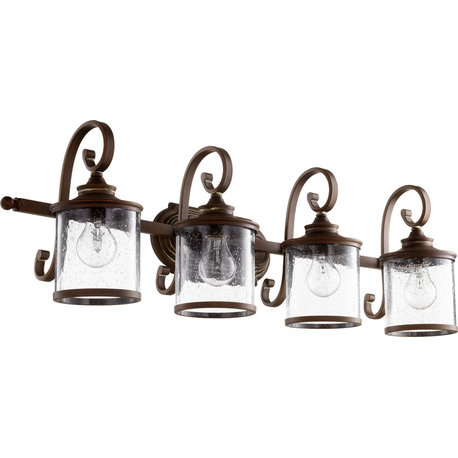 San Miguel 4-Light Vanity Fixture, Vintage Copper