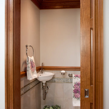 Private toilet room within the master bathroom
