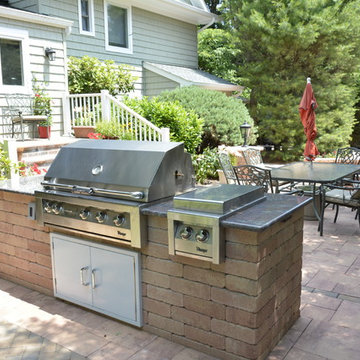 Nicolock Paving Stone Patio & Firepit. Huntington,NY