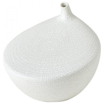 Buddah Small White Vase