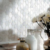 10 3/8"x12" Avenza Honed Hexagon Classic Mosaic