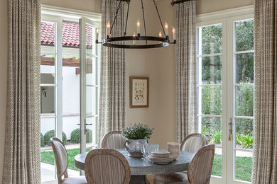 Dining room - mediterranean dining room idea in San Francisco