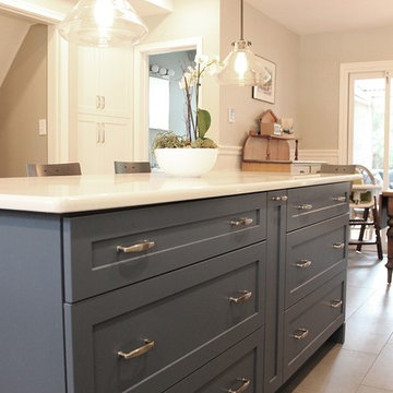 Two Toned Family Kitchen