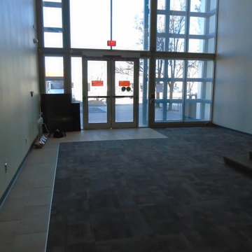 Before & After - Commercial Building Lobby Staging in Albuquerque, NM