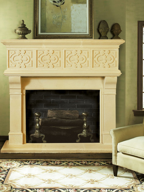 The cast stone fireplace mantels from Old World Stoneworks are specially designed and handcrafted to radiate the classic sentiment of old world design. Each motif emanates from one of the country