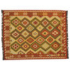 Oriental Rug 100% Wool Hand Woven Anatolian Kilim Flat Weave Rug