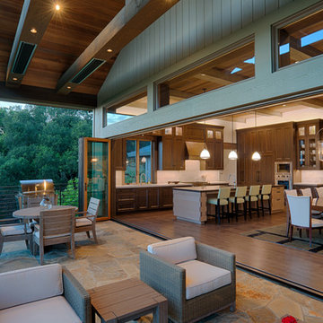 Hillside Remodel Covered Deck