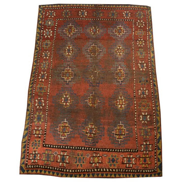 Antique Kirgiz Oriental Rug, 5'2"x8'