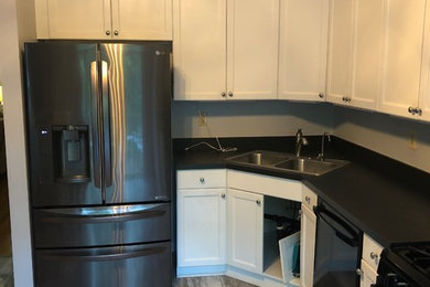 Kitchen - transitional kitchen idea in New York
