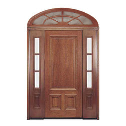Arch Top Mahogany Doors - Front Doors