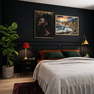 Projet Nocturne – Aménagement d’une chambre contemporaine à Reims