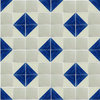 4.2x4.2 9 pcs Mexican White Talavera Tile