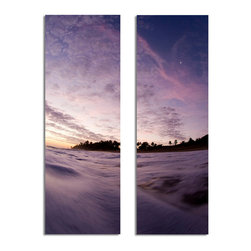 Ready2HangArt - Ready2hangart Nicola Lugo 'Purple Skies' Canvas Wall Art - Prints And Posters