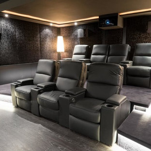 Home theater - traditional home theater idea in Cologne