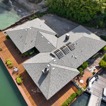 Waterfront Roof Replacement in San Rafael, Marin County