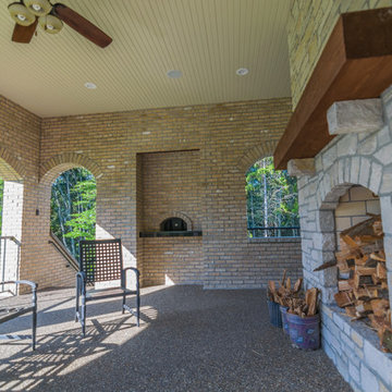 Traditional Neutral Stone and Brick