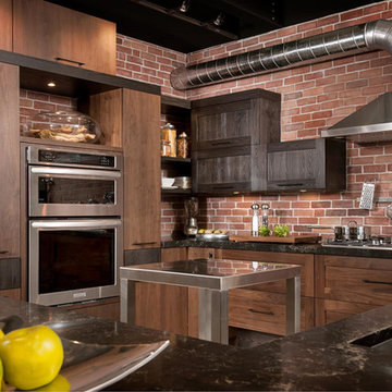 Armoires de cuisine style loft/industriel