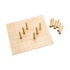 Wood Trim to Fit Drawer Peg Board Insert With Wooden Pegs, Natural, 24.25"W